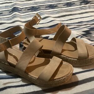Nude Platform Sandals
